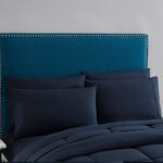 Luxury 7 Piece Bed-in-a-Bag Down Alternative Comforter and Sheet Set - Royal Blue